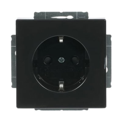 SCHUKO® Steckdosen-Einsatz Safety+ ohne Spreize anthrazit - Plattform 63