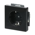 SCHUKO® Steckdosen-Einsatz Safety+ ohne Spreize anthrazit - Plattform 63