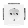SCHUKO® Steckdosen-Einsatz Safety+ ohne Spreize studioweiß - Plattform 63