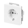 SCHUKO® Steckdosen-Einsatz Safety+ ohne Spreize studioweiß - Plattform 63