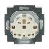 SCHUKO® Steckdosen-Einsatz Safety+ ohne Spreize studioweiß - Plattform 63