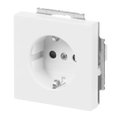 SCHUKO® Steckdosen-Einsatz Safety+ ohne Spreize studioweiß matt - Plattform 63