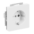 SCHUKO® Steckdosen-Einsatz Safety+ ohne Spreize studioweiß matt - Plattform 63