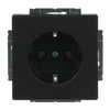 SCHUKO® Steckdosen-Einsatz Safety+ ohne Spreize schwarz matt - Plattform 63