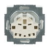 SCHUKO® Steckdosen-Einsatz Safety+ mit Schraubklemmen studioweiß - Plattform 63