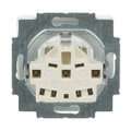 SCHUKO® Steckdosen-Einsatz Safety+ mit Schraubklemmen studioweiß - Plattform 63
