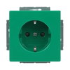 SCHUKO® Steckdosen-Einsatz Safety+ grün - Plattform 63