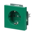 SCHUKO® Steckdosen-Einsatz Safety+ grün - Plattform 63