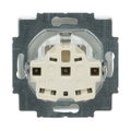 SCHUKO® Steckdosen-Einsatz Safety+ mit Schraubklemmen studioweiß - Plattform 63