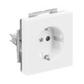 SCHUKO® Steckdosen-Einsatz Safety+ mit Schraubklemmen studioweiß matt -