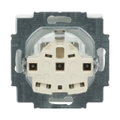 SCHUKO® Steckdosen-Einsatz Safety+ mit Schraubklemmen studioweiß matt -