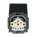 SCHUKO® Steckdosen-Einsatz Safety+ mit Klappdeckel anthrazit - Plattform 63