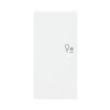 Wippe 2-fach links, mit Symbol "Dimmer"   