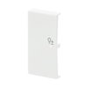 Wippe 2-fach links, mit Symbol "Dimmer"   