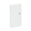 Wippe 2-fach links, mit Symbol "Dimmer"   