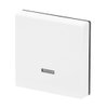 Bedienelement für Schalter/Dimmer Einzeltaster mit Glimmlampe studioweiß -