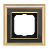 Abdeckrahmen 1-fach Messing poliert anthrazit - Busch-dynasty®   