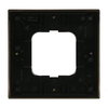 Abdeckrahmen 1-fach Messing poliert anthrazit - Busch-dynasty®   