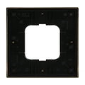 Abdeckrahmen 1-fach Messing poliert anthrazit - Busch-dynasty®   