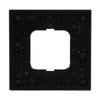 Abdeckrahmen 1-fach Messing antik anthrazit - Busch-dynasty®   