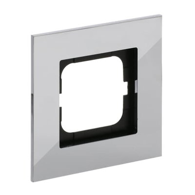 Abdeckrahmen 1-fach chrom - carat®   