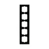 Abdeckrahmen 5-fach schwarz - Busch-axcent®   