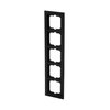 Abdeckrahmen 5-fach schwarz - Busch-axcent®   