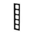 Abdeckrahmen 5-fach schwarz - Busch-axcent®