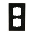 Abdeckrahmen 2-fach Messing poliert anthrazit - Busch-dynasty®   