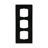 Abdeckrahmen 3-fach Messing poliert anthrazit - Busch-dynasty®   
