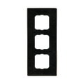 Abdeckrahmen 3-fach Messing poliert anthrazit - Busch-dynasty®   