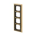 Abdeckrahmen 4-fach Messing poliert anthrazit - Busch-dynasty®   