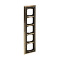 Abdeckrahmen 5-fach Messing poliert anthrazit - Busch-dynasty®   