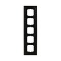 Abdeckrahmen 5-fach Messing poliert anthrazit - Busch-dynasty®   