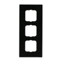 Abdeckrahmen 3-fach Messing antik anthrazit - Busch-dynasty®   
