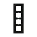 Abdeckrahmen 4-fach Messing antik anthrazit - Busch-dynasty®   