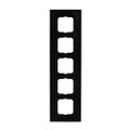 Abdeckrahmen 5-fach Messing antik anthrazit - Busch-dynasty®   