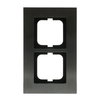 Abdeckrahmen 2-fach edelstahl - carat®   