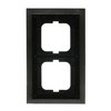 Abdeckrahmen 2-fach edelstahl - carat®   