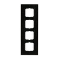Abdeckrahmen 4-fach Messing antik Dekor anthrazit - Busch-dynasty®   