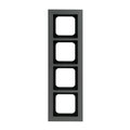 Abdeckrahmen 4-fach platin - Busch-axcent® pur