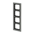 Abdeckrahmen 4-fach platin - Busch-axcent® pur