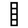 Abdeckrahmen 4-fach platin - Busch-axcent® pur   