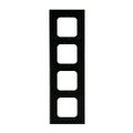Abdeckrahmen 4-fach platin - Busch-axcent® pur