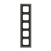 Abdeckrahmen 5-fach platin - Busch-axcent® pur   
