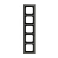 Abdeckrahmen 5-fach platin - Busch-axcent® pur