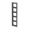Abdeckrahmen 5-fach platin - Busch-axcent® pur   