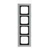 Abdeckrahmen 4-fach titan - Busch-axcent® pur   