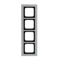 Abdeckrahmen 4-fach titan - Busch-axcent® pur