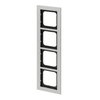 Abdeckrahmen 4-fach titan - Busch-axcent® pur   